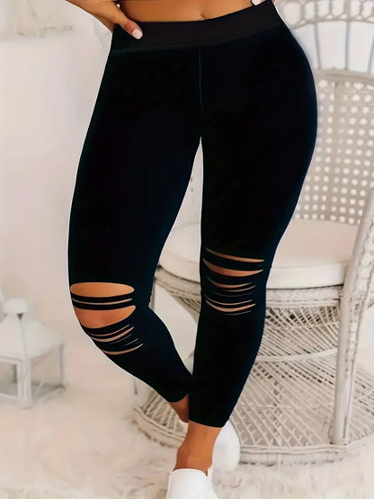 Sophia – ensfargede leggings