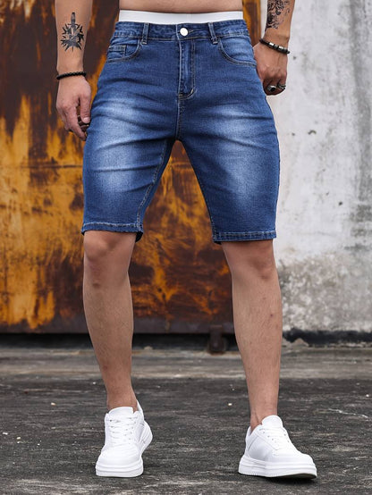 James - slim fit sommerdenimshorts