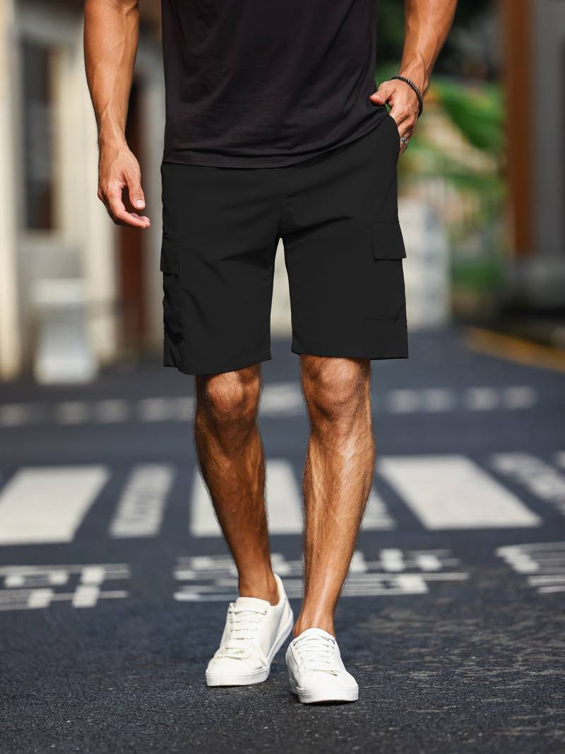 Ethan – enkel, komfortabel cargo-shorts for menn