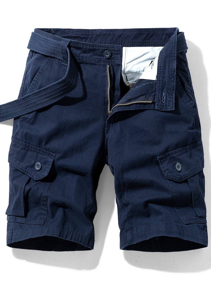 James – uformell cargo-shorts med flere lommer for menn