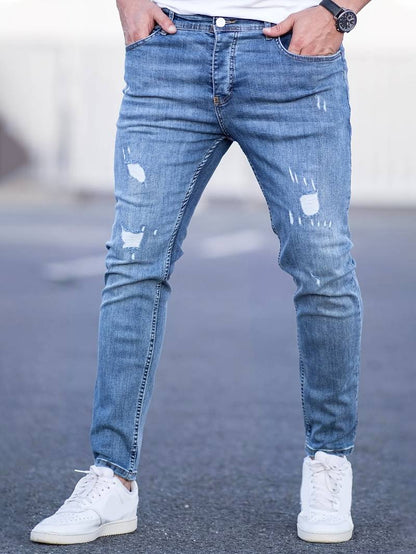 Bennett distressed jeans for menn