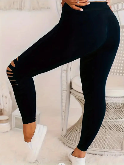 Sophia – ensfargede leggings