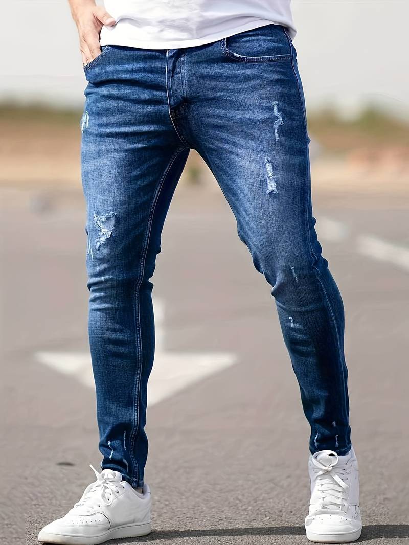 Bennett distressed jeans for menn