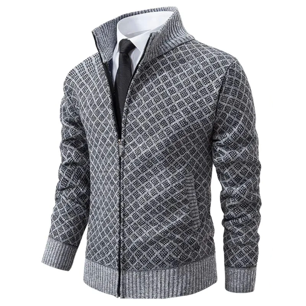 Louis - jacquard cardigan