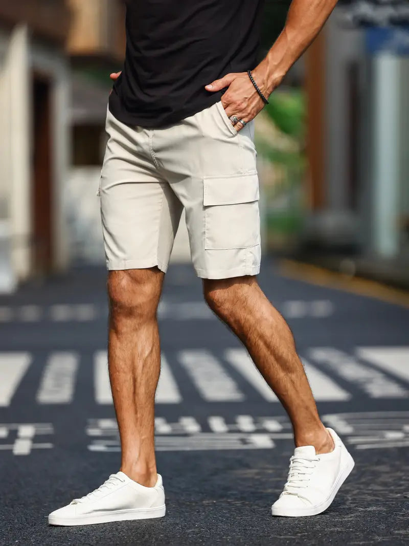 Mark – casual cargo-shorts med lommer