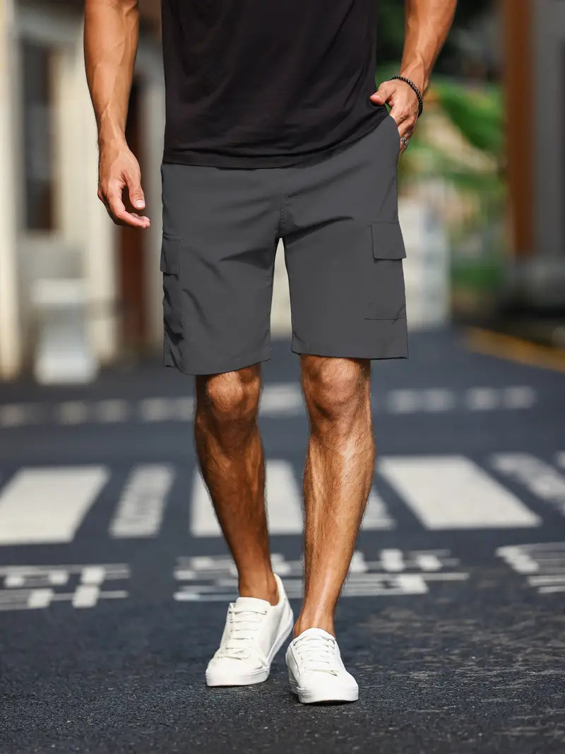 Mark – casual cargo-shorts med lommer